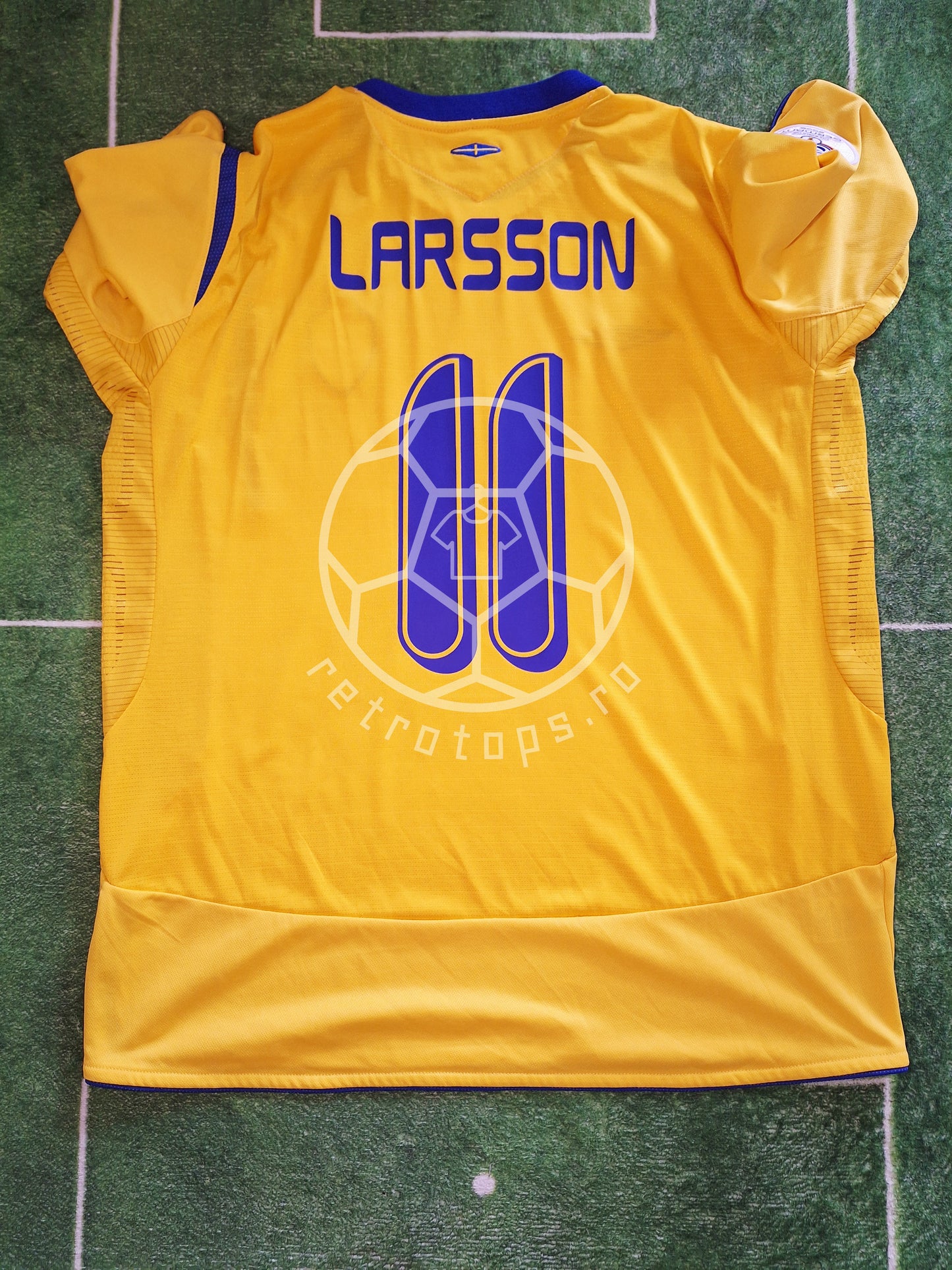 Tricou de fotbal Suedia 2006 acasă, Larsson 11, XL