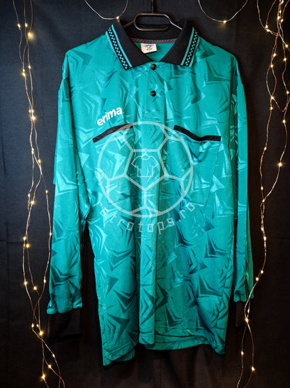 Vintage referee 90s Erima shirt, L