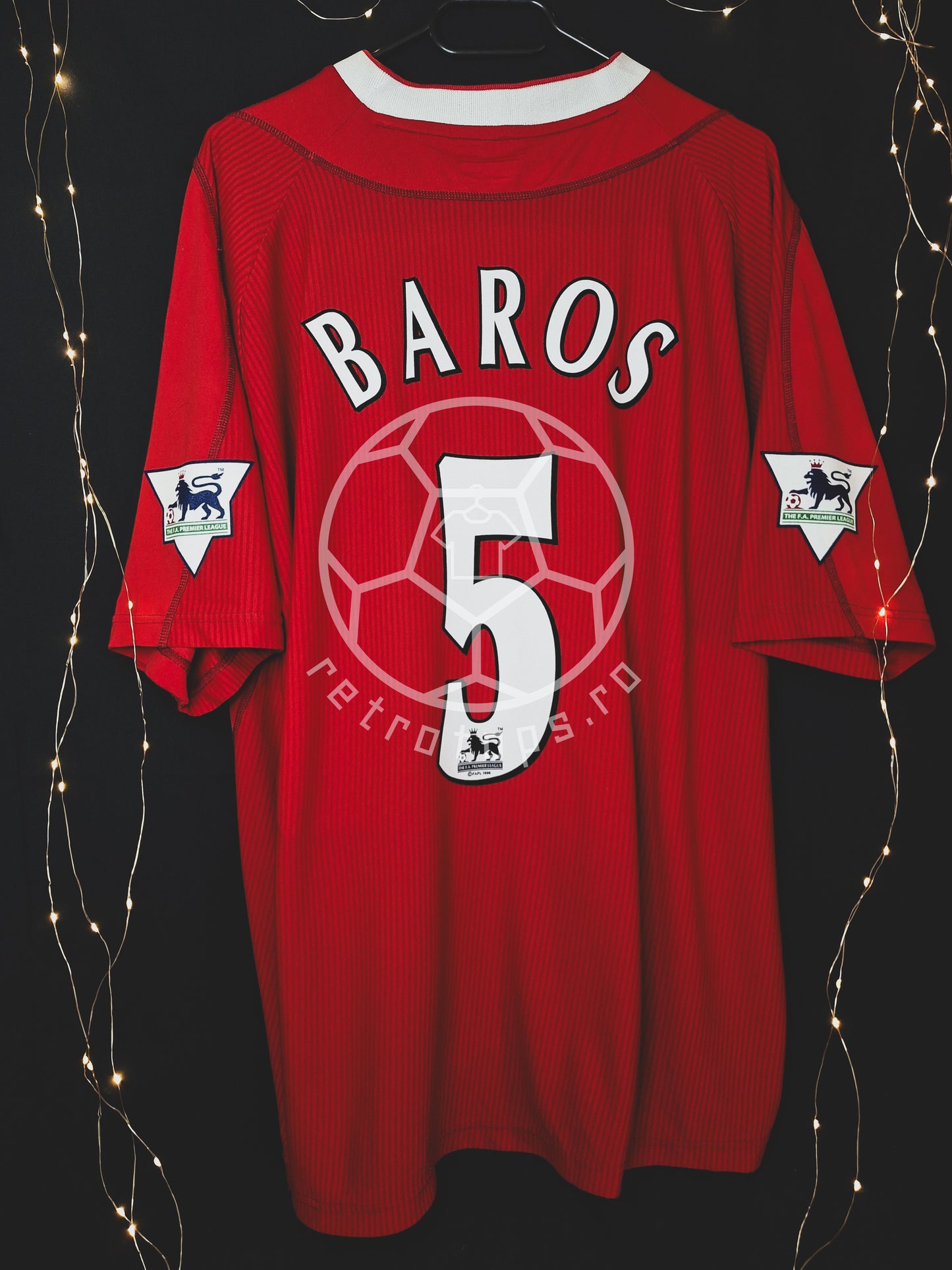 Liverpool 2001-2003 home shirt, Milan Baros 5, XXL/3XL
