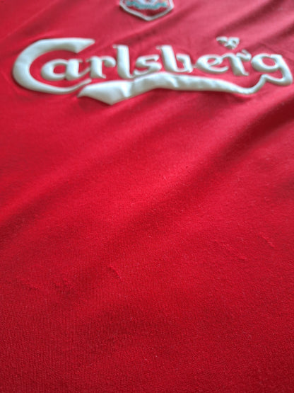 Liverpool 2001-2003 home shirt, Milan Baros 5, XXL/3XL