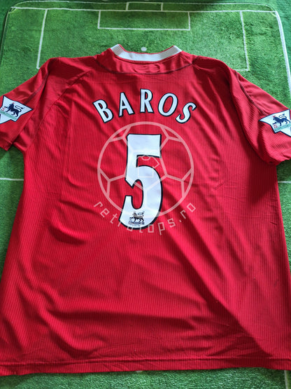 Liverpool 2001-2003 home shirt, Milan Baros 5, XXL/3XL