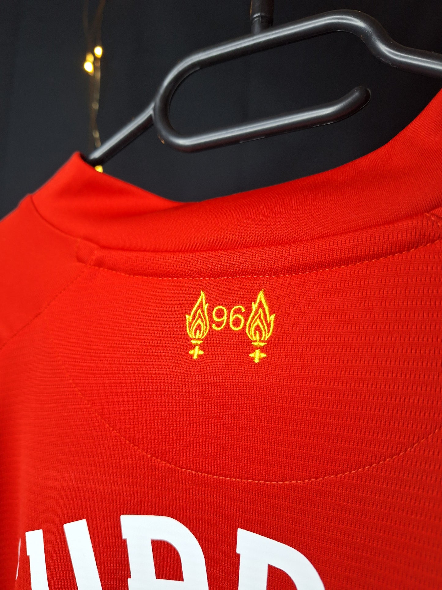 Liverpool 2013-2014 long sleeve shirt, Suarez 7, L