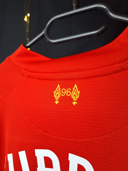 Liverpool 2013-2014 long sleeve shirt, Suarez 7, L