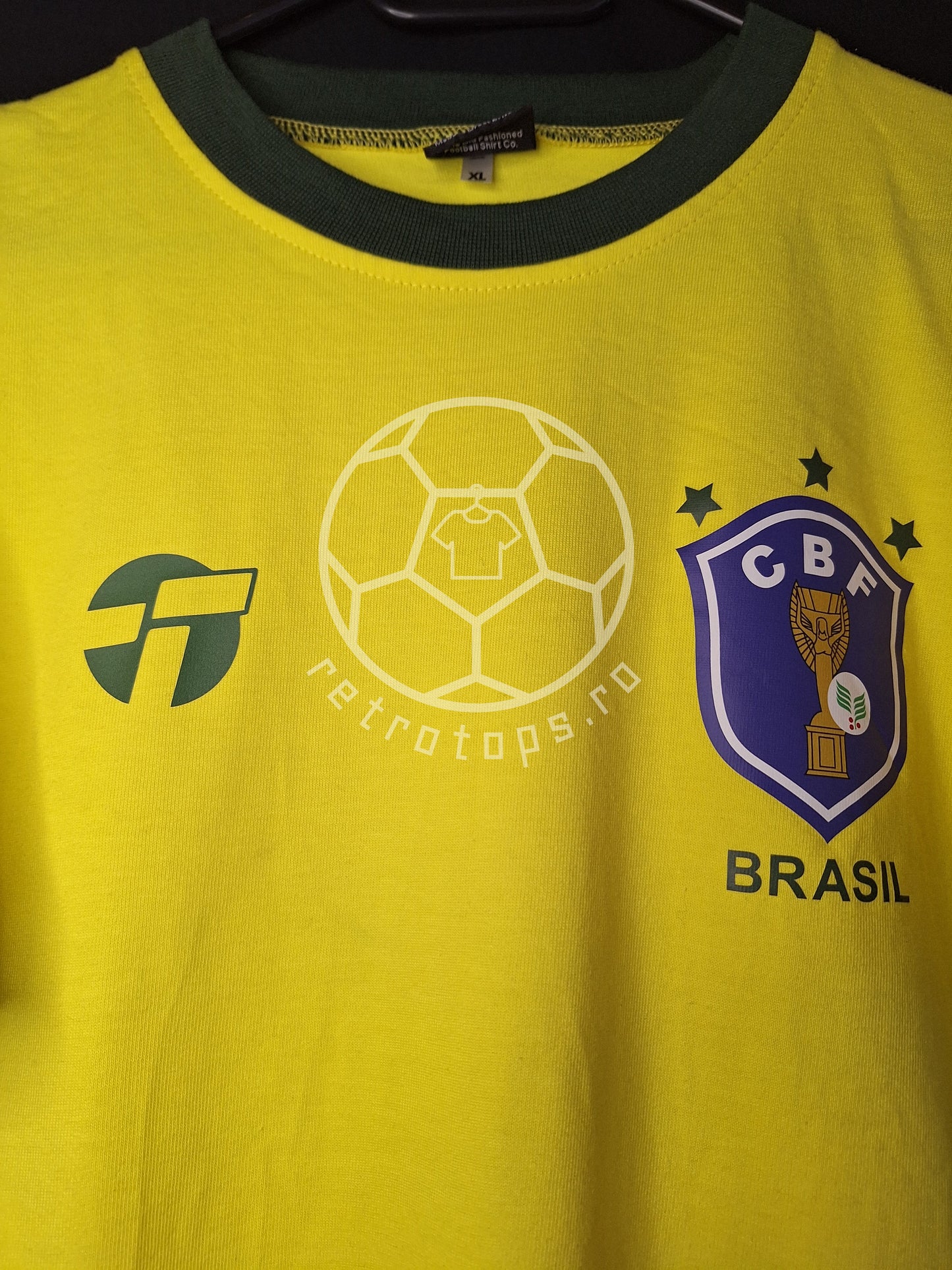 Tricou de fotbal Brazilia 1982 TOFFS remake, Leo Junior 6, L