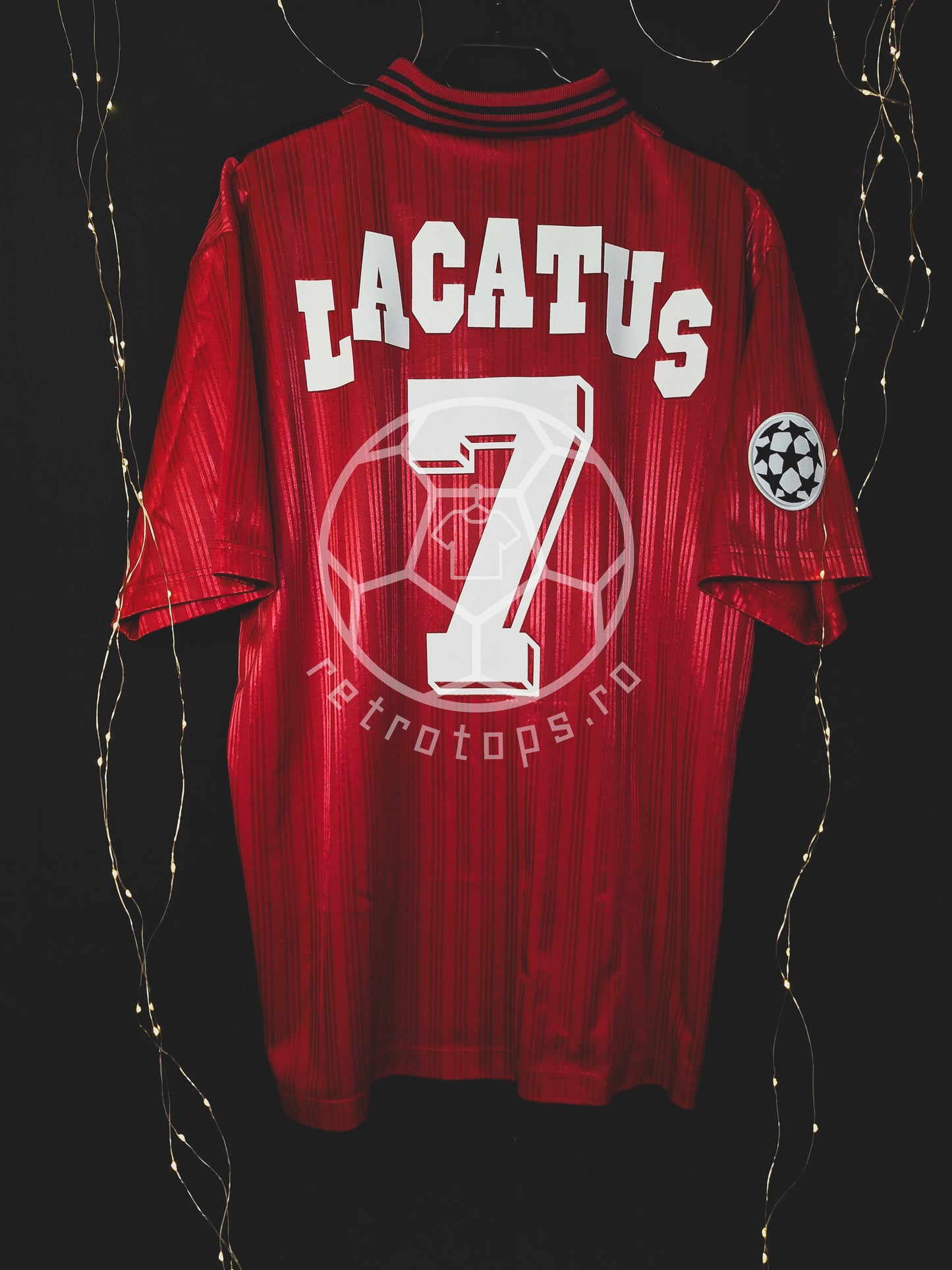 Tricou fotbal Adidas template (Steaua 1997), Lăcătuș 7, XL