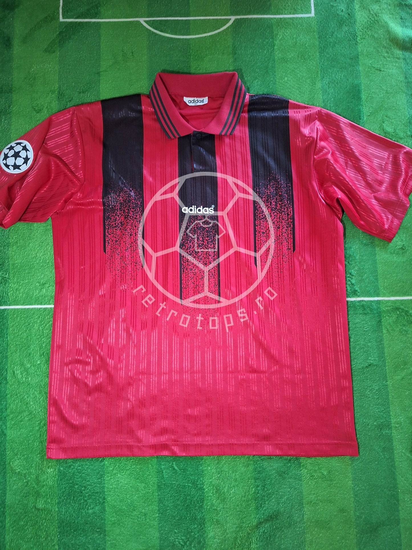 Tricou fotbal Adidas template (Steaua 1997), Lăcătuș 7, XL