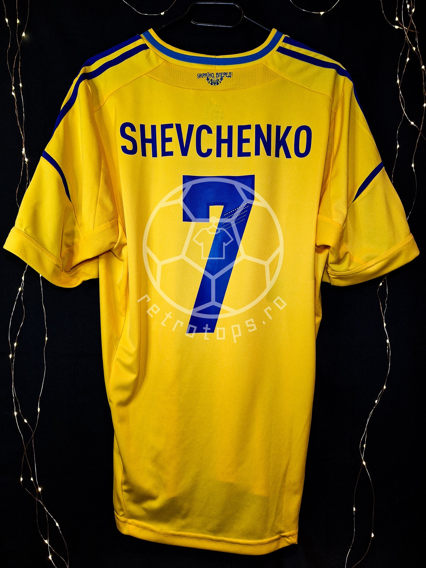 Ukraine 2012 shirt, Shevchenko 7, L