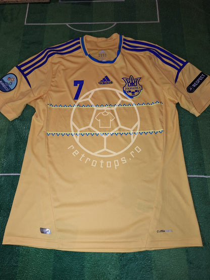 Ukraine 2012 shirt, Shevchenko 7, L