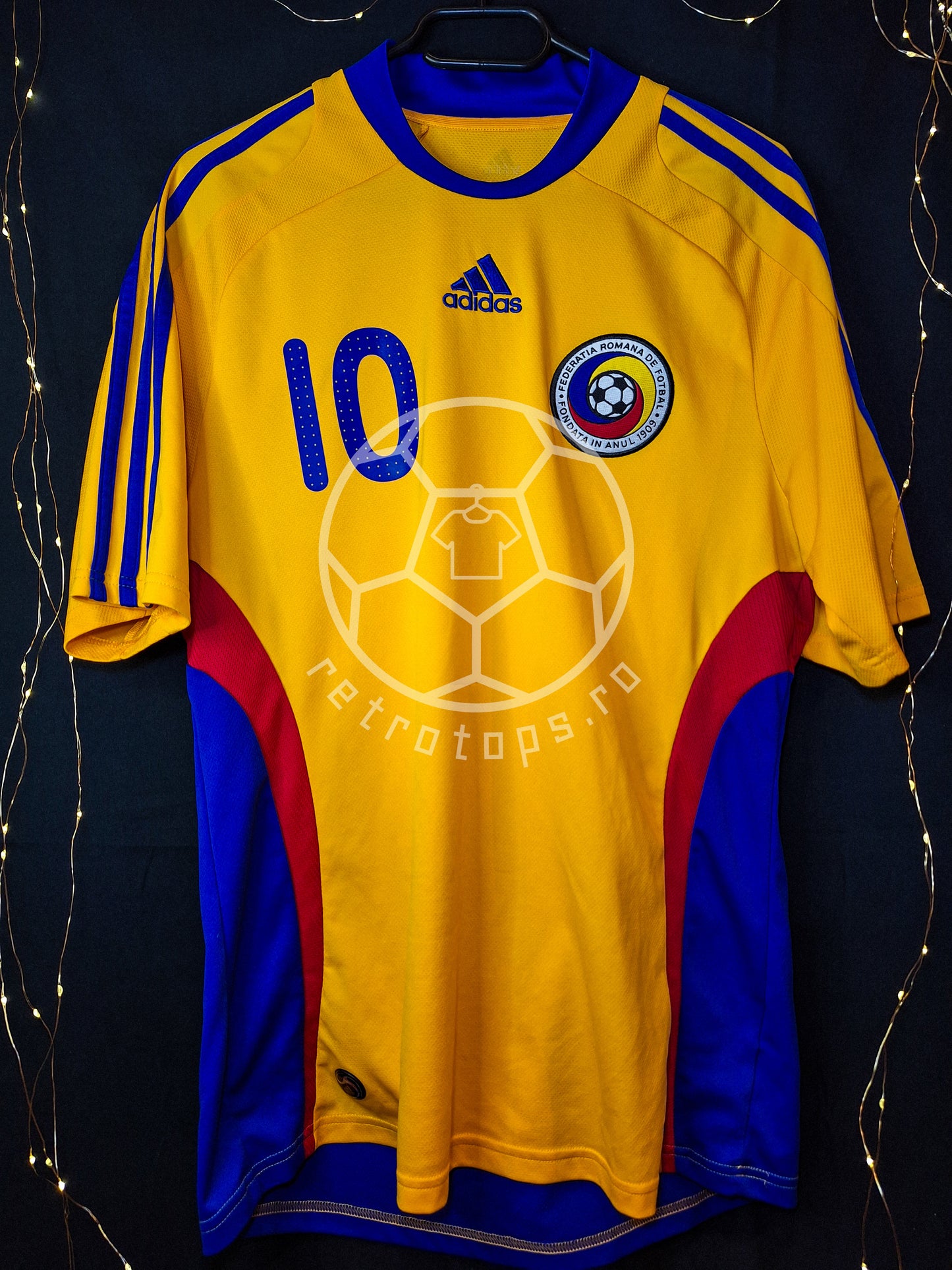 Tricou de fotbal România 2008 acasă, Mutu 10, S/M