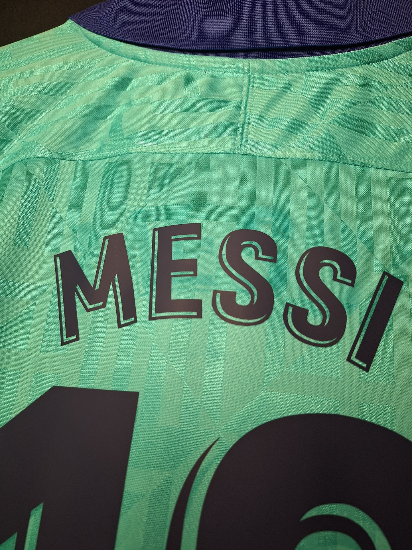 Barcelona 2019-2020 third shirt, Messi 10, XL
