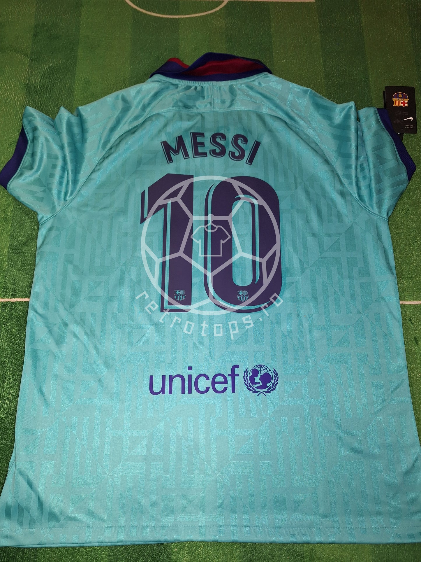 Barcelona 2019-2020 third shirt, Messi 10, XL