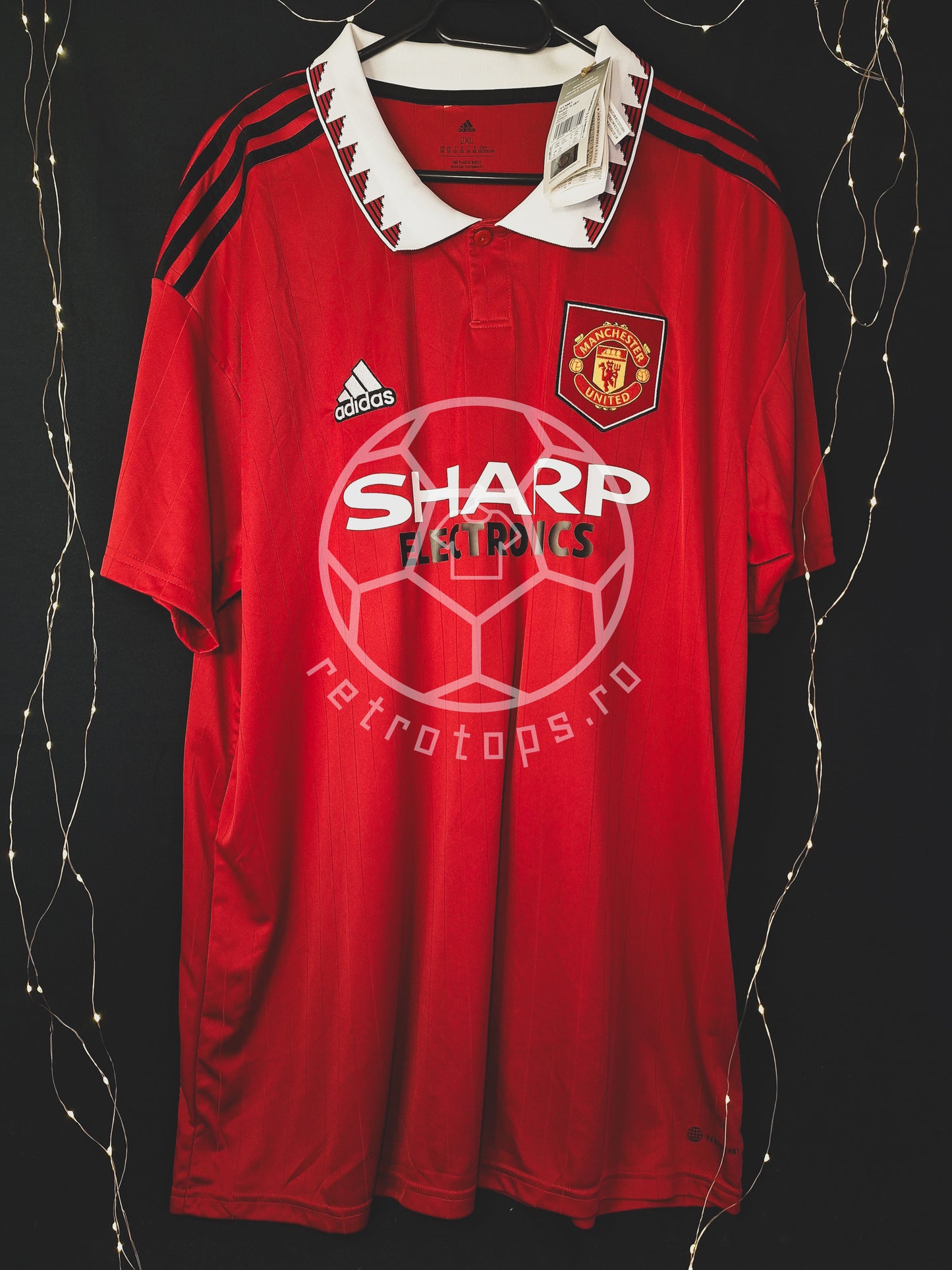 Manchester United 2022-2023 home shirt, Ronaldo 7, XXL
