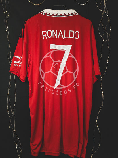 Manchester United 2022-2023 home shirt, Ronaldo 7, XXL