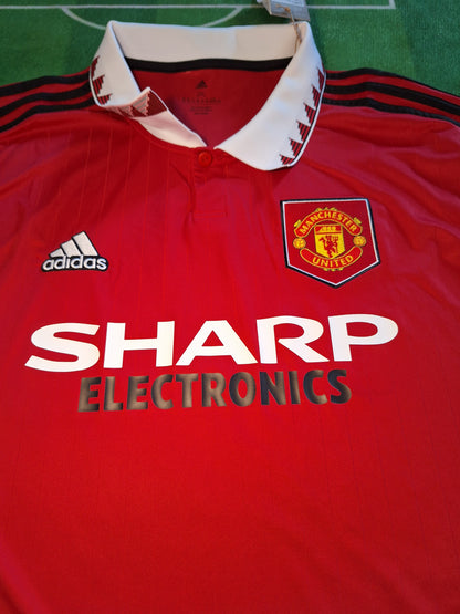 Manchester United 2022-2023 home shirt, Ronaldo 7, XXL