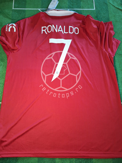 Manchester United 2022-2023 home shirt, Ronaldo 7, XXL
