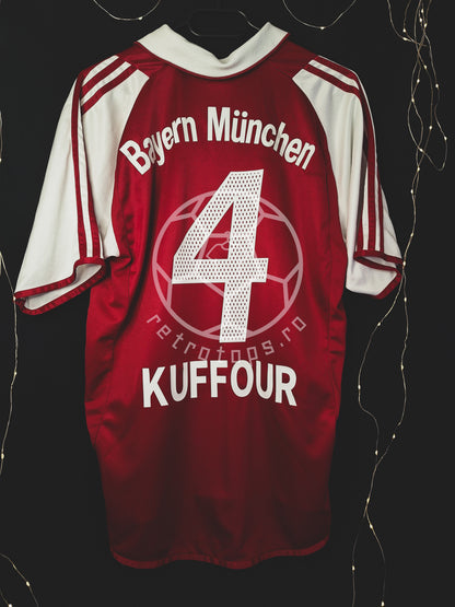 Tricou de fotbal Bayern München 2003-2005 acasă, Kuffour 4, S/M