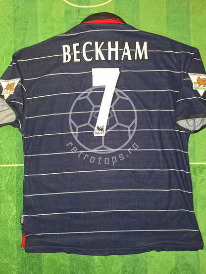 Manchester United 1999-2000 away shirt, Beckham 7, XL