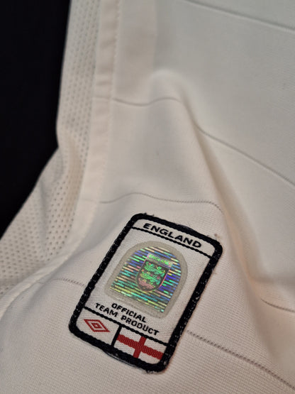 England 2004 home shirt, Beckham 7, XL