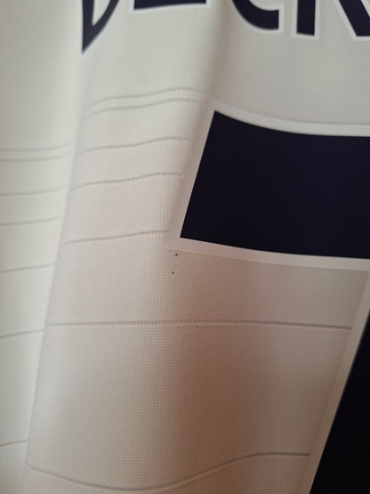 England 2004 home shirt, Beckham 7, XL