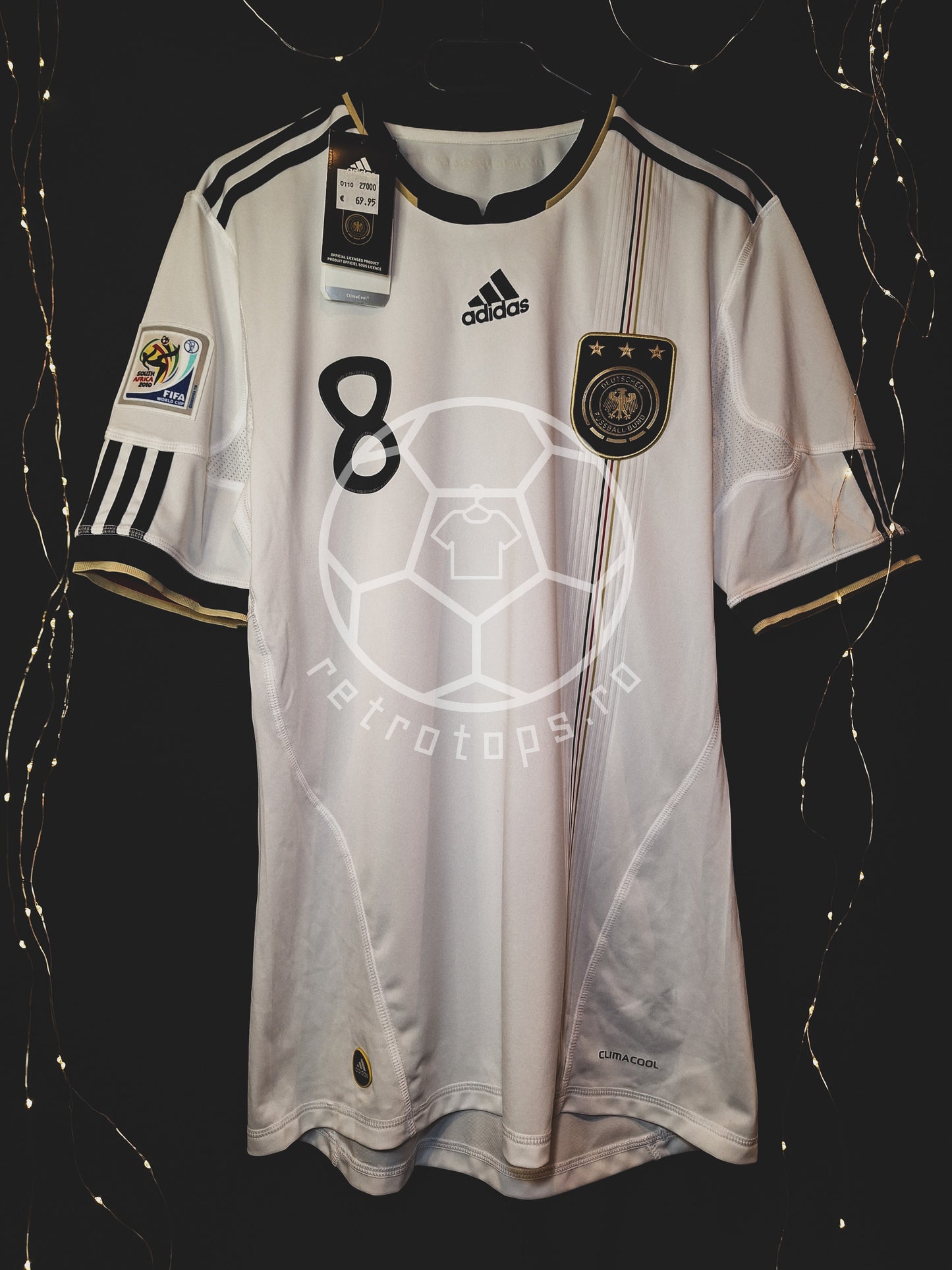Germany 2010 home shirt, Ozil 8, M