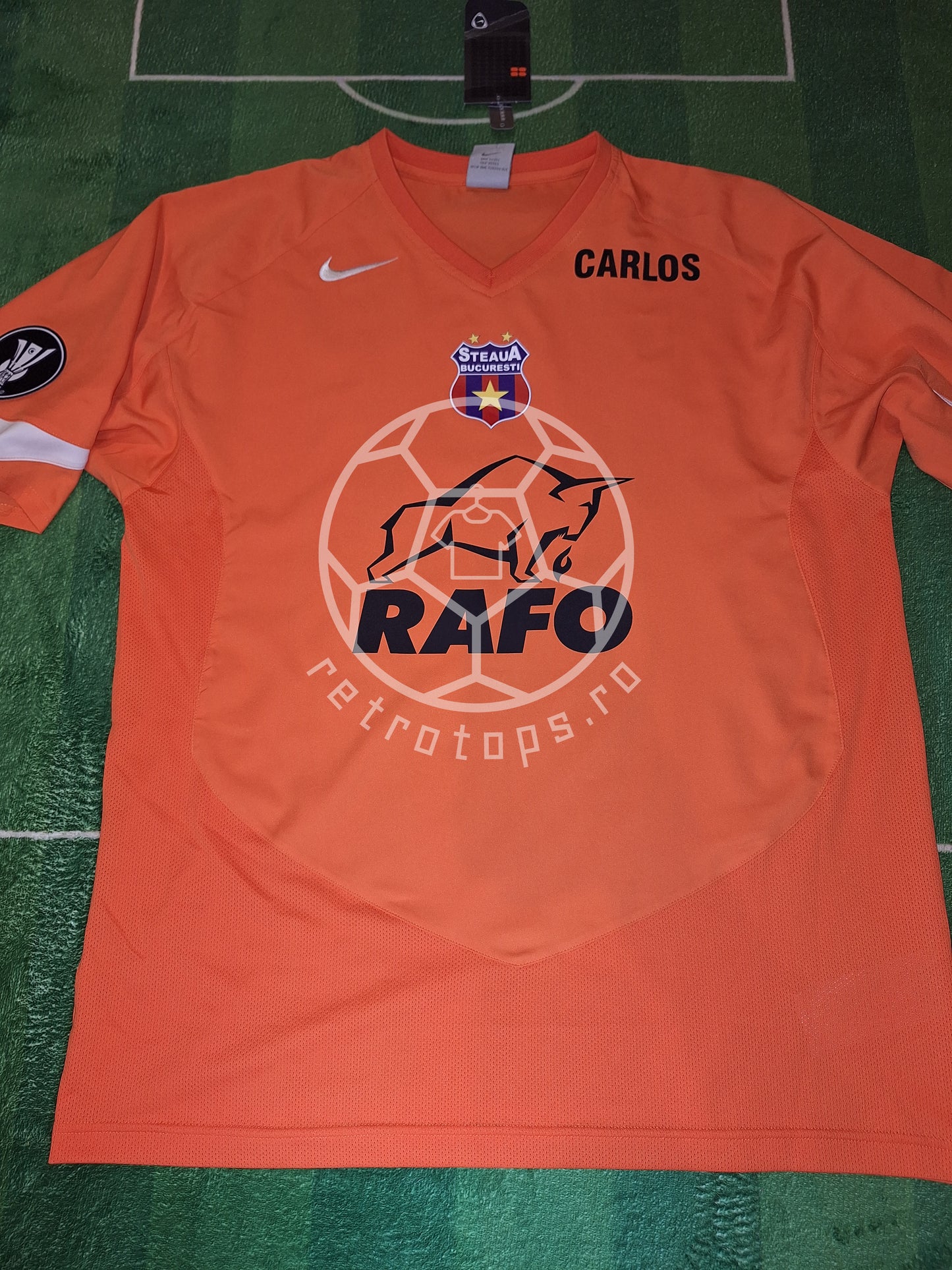 Tricou fotbal Nike template Steaua 2006, Carlos 13, L