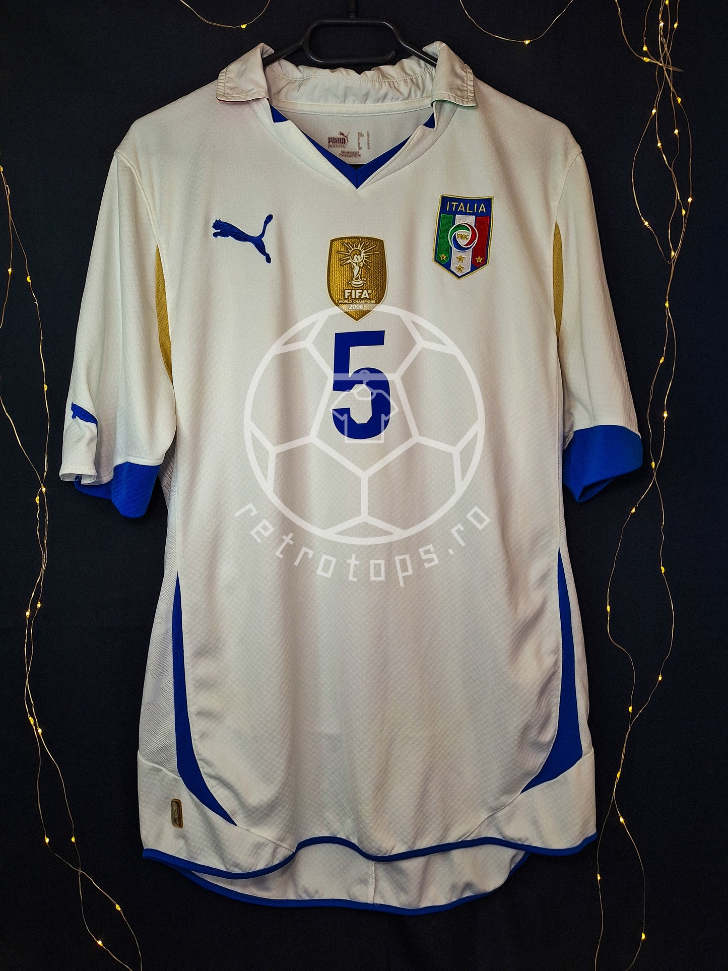Italy 2010 away shirt, Cannavaro 5, L