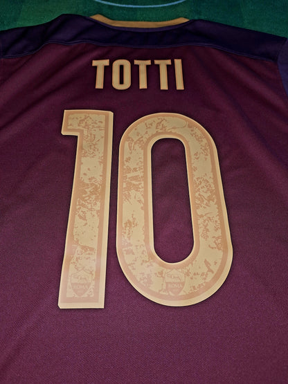AS Roma 2015-2016 home shirt, Totti 10, L