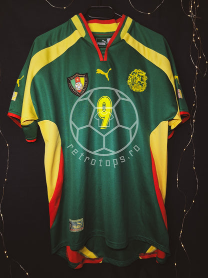 Cameroon 2000 home shirt, Eto'o 9, M