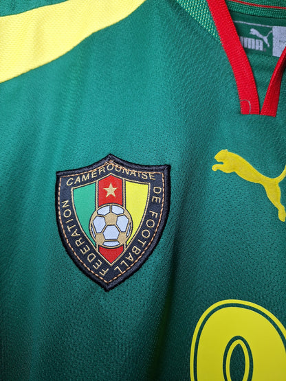 Cameroon 2000 home shirt, Eto'o 9, M