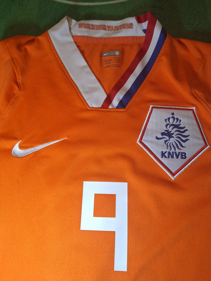 Tricou de fotbal Olanda 2008, van Nistelrooy 9, S